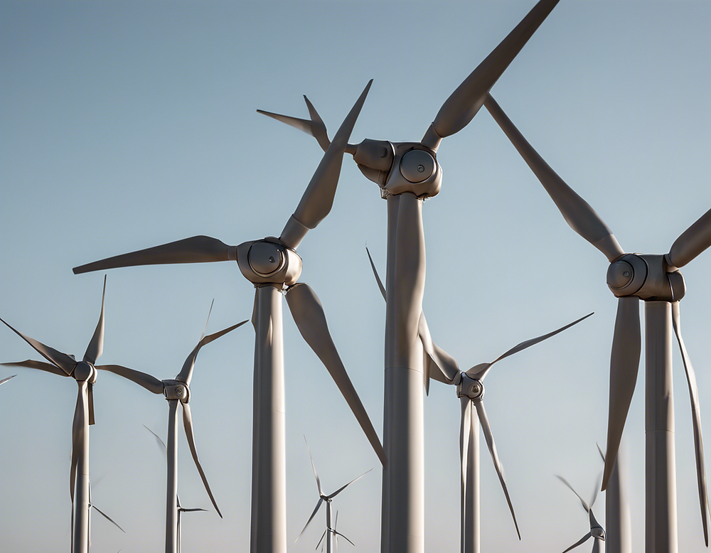 Wind turbines representing renewable energy infrastructure