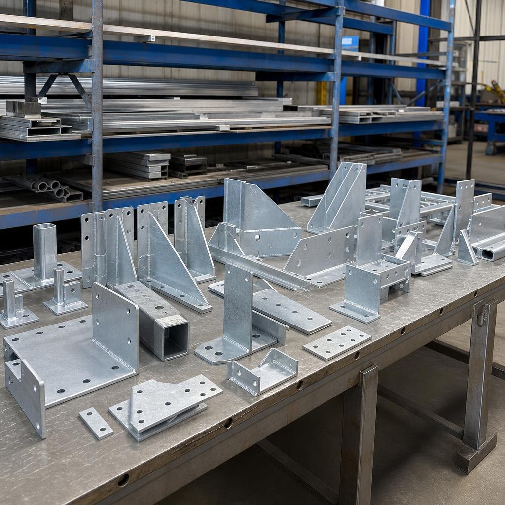 Equipment brackets and miscellaneous support steel